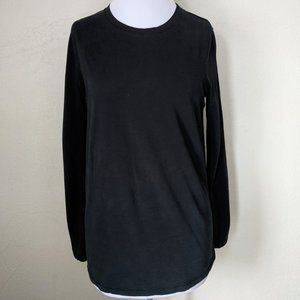 Black Maternity Top Long Sleeve Tee Liz Lange